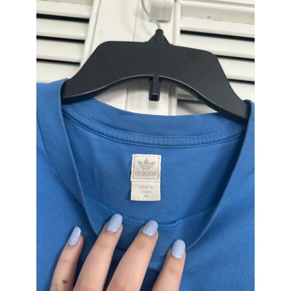 Adidas Vintage 2008 Trefoil Car Logo Blue Sz: XL - Picture 3 of 4